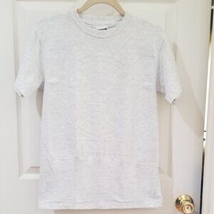 Embossed USMC Seal "Parris Island" T-shirt in heather grey